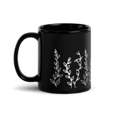 Plant Vines Ceramic Mug: Premium Quality, Sturdy and Convenient, Multiple Sizes, Perfect for Personal Use or Gifting Occasions. - JHTEE